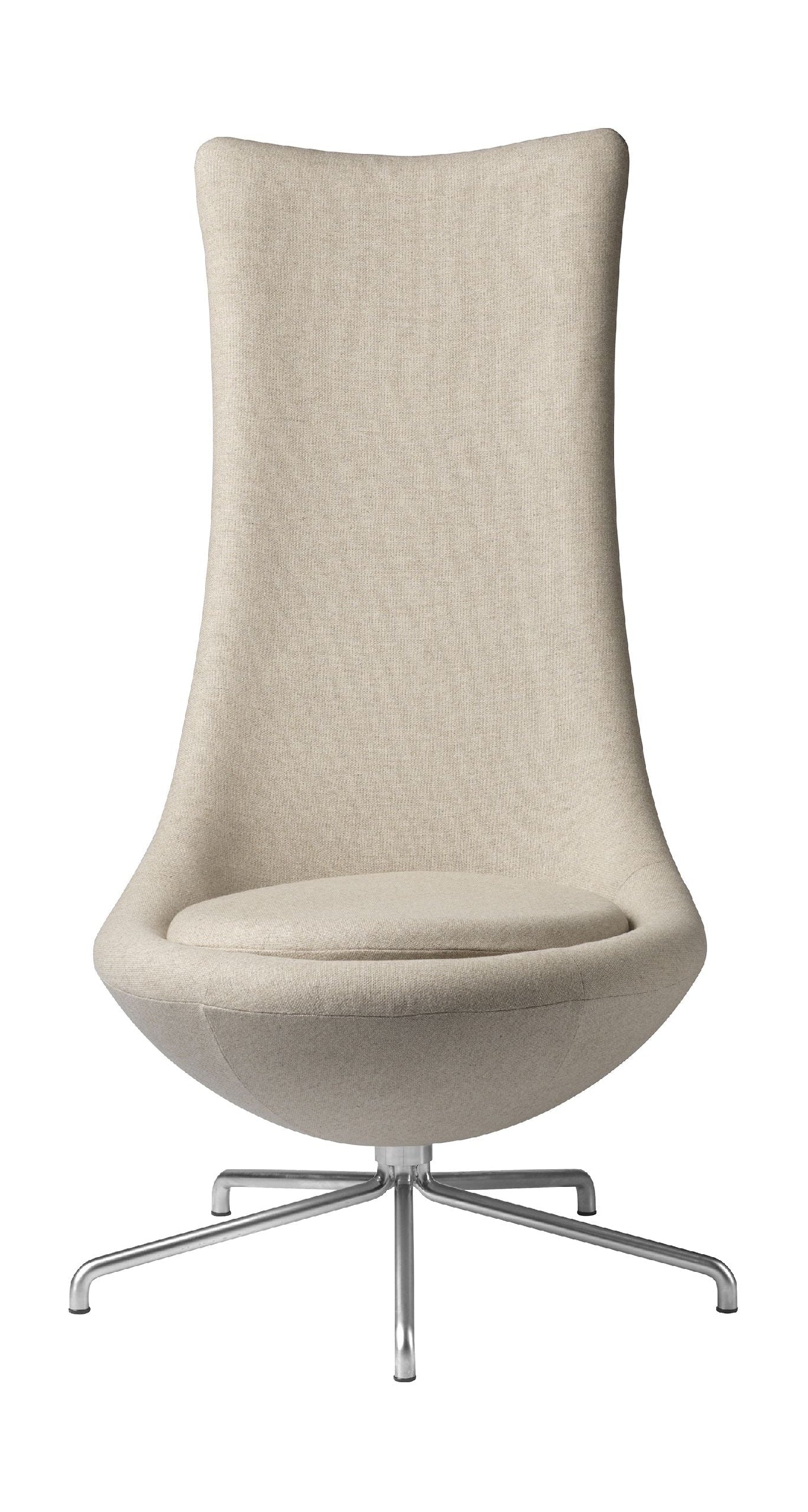 FDB Møbler L41 Bellamie Lounge -stol med svängbar ram, beige/metall