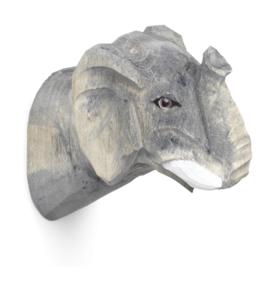 Ferm Living Animal Hand-Carved Hook, Elefant