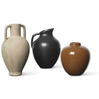 Ferm Living Ary Mini Vase Stor, Brun