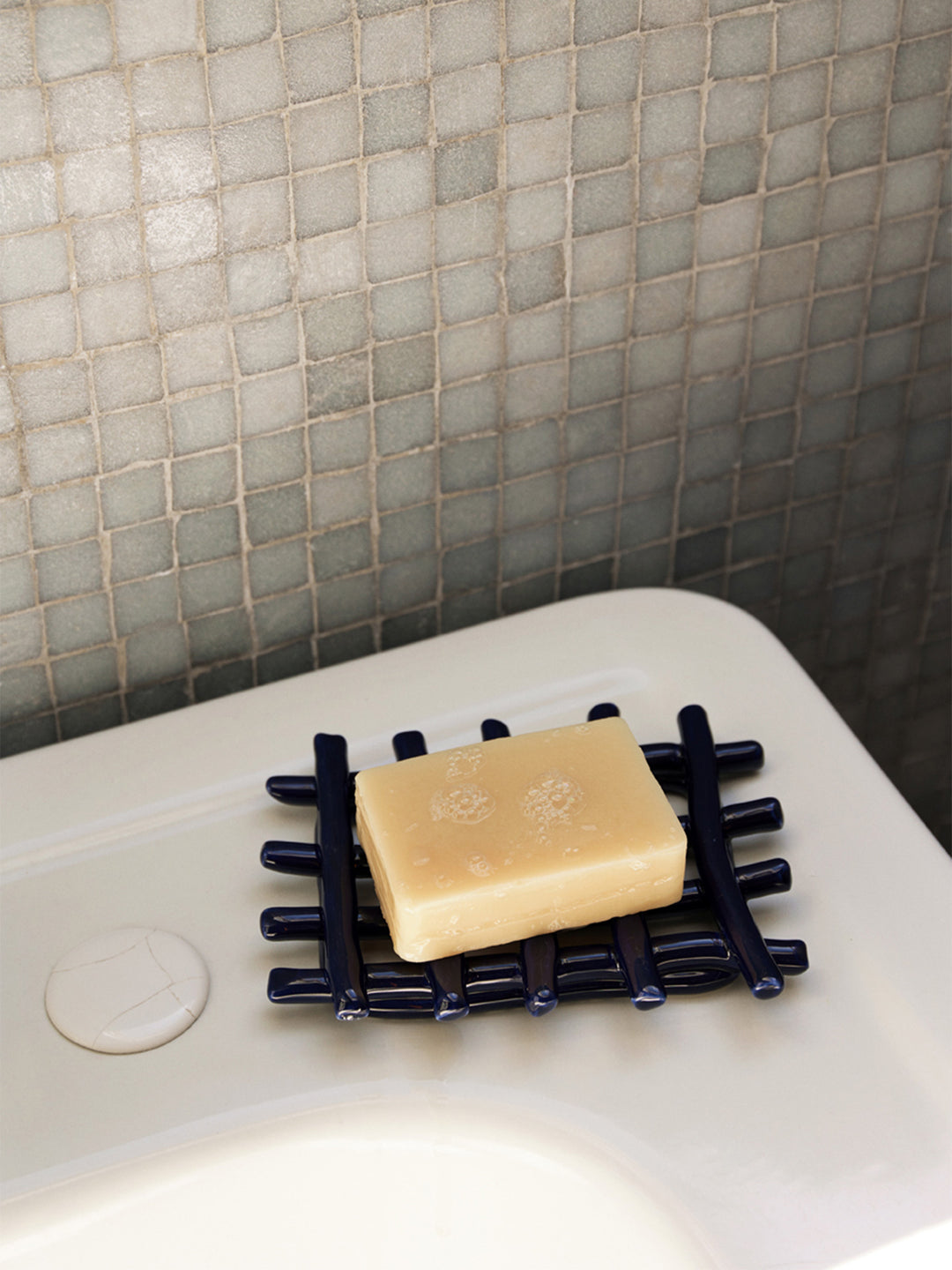 Ferm Living Ceramic Soap Tray, Blå