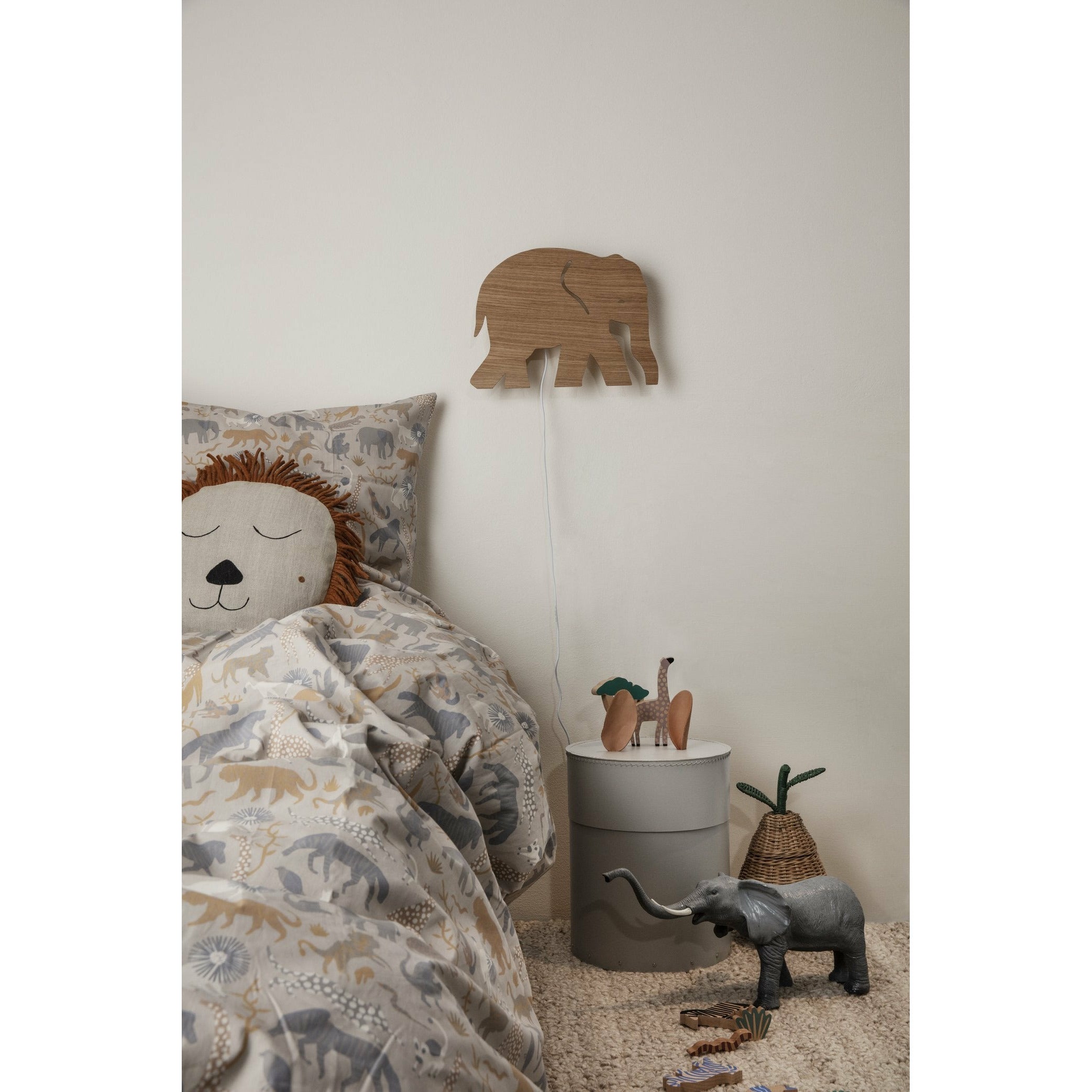 Ferm Living Dot Embroidery Sengesæt Offwhite, Baby