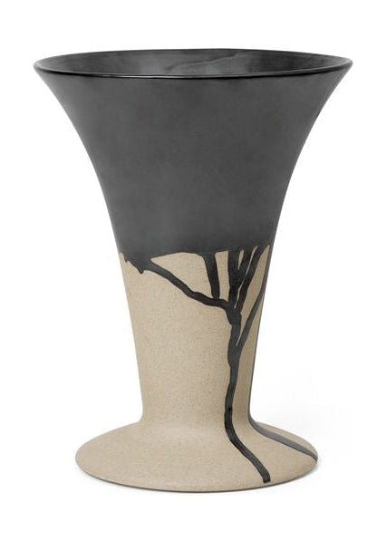 Ferm Living Flores Vase, Sand/Sort