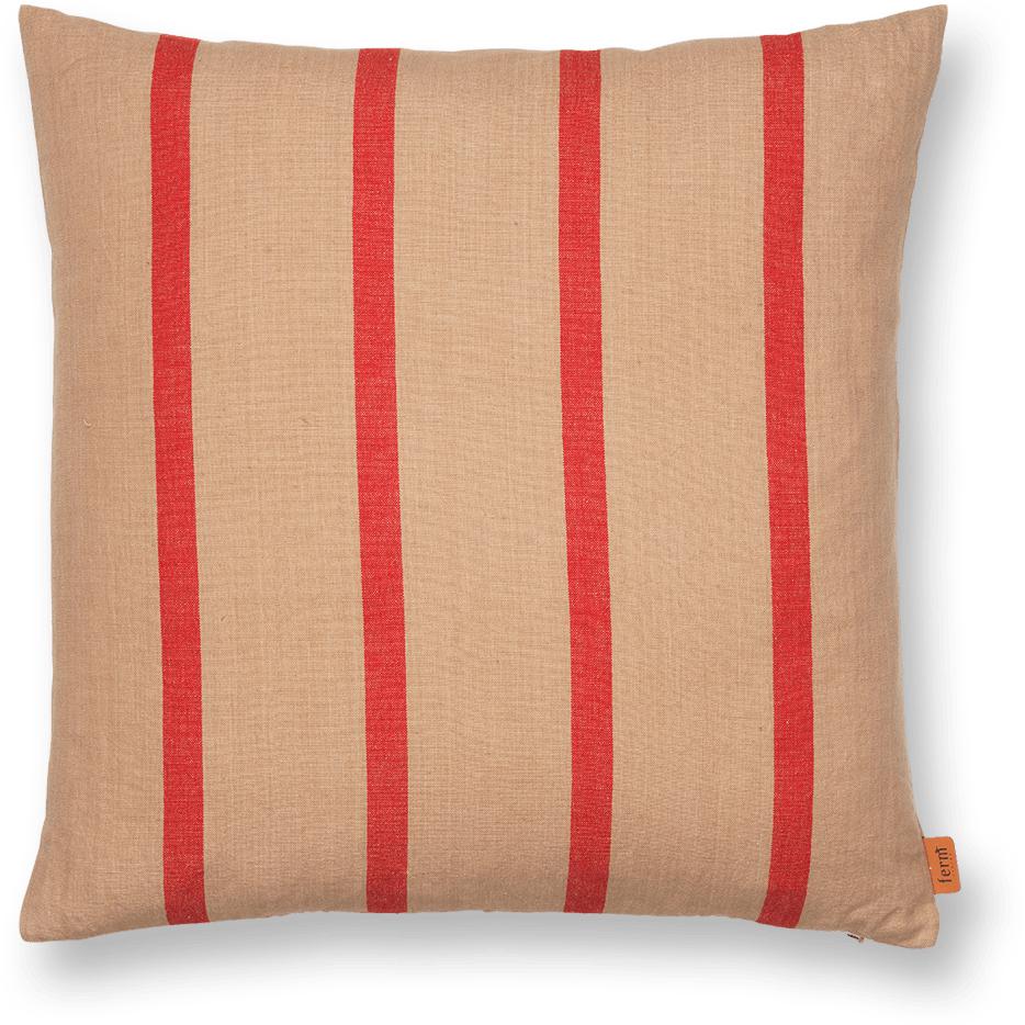 Ferm Living Grand Pude, Camel/Red