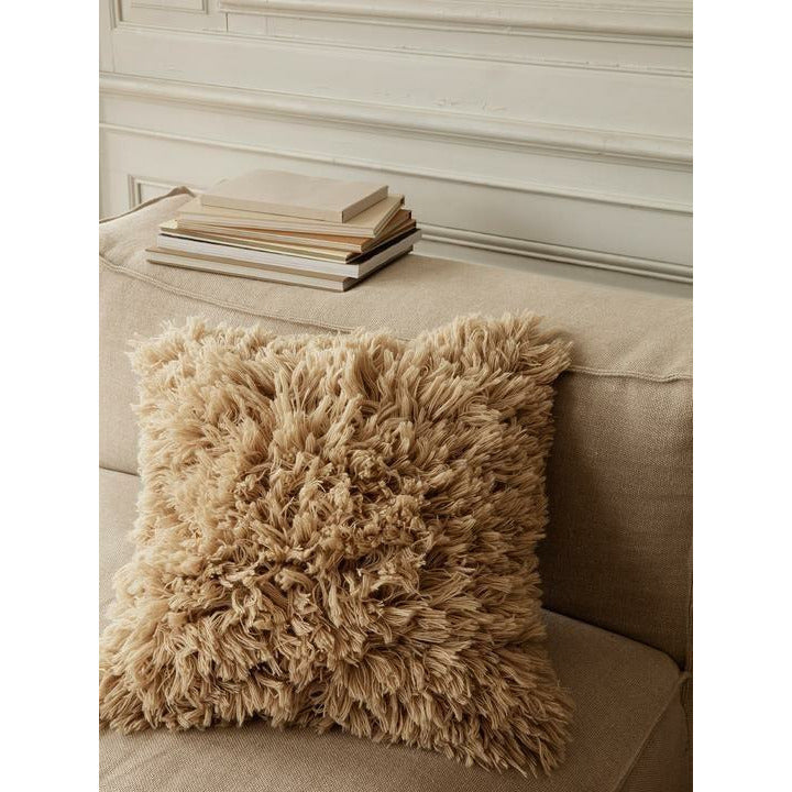 Ferm Living Meadow High Pile Pillow 50x50 cm, lätt sand