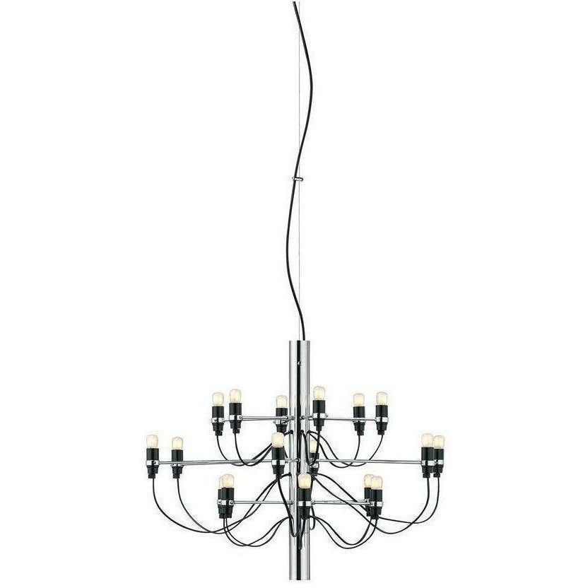 Flos 2097/18 Frosted Chandelier 51 cm, Chrome
