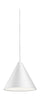 Flos String Light Cone Pendel med Dæmper 12 m, Hvid