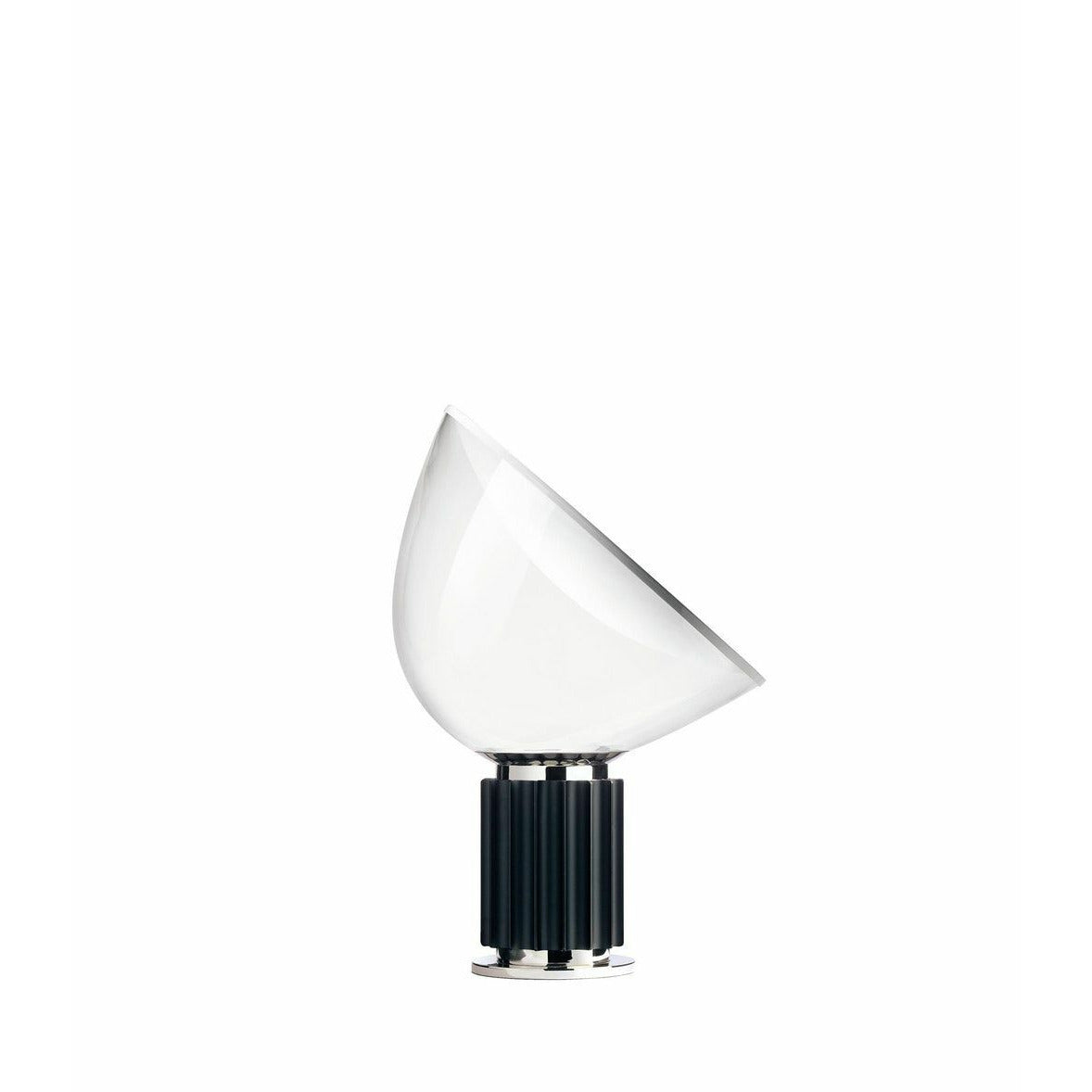 FLOS Taccia bordslampa glas skärm, svart