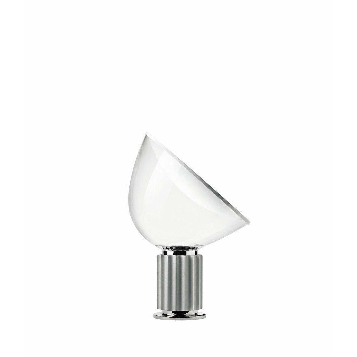 FLOS Taccia bordslampa glasskärm, silver