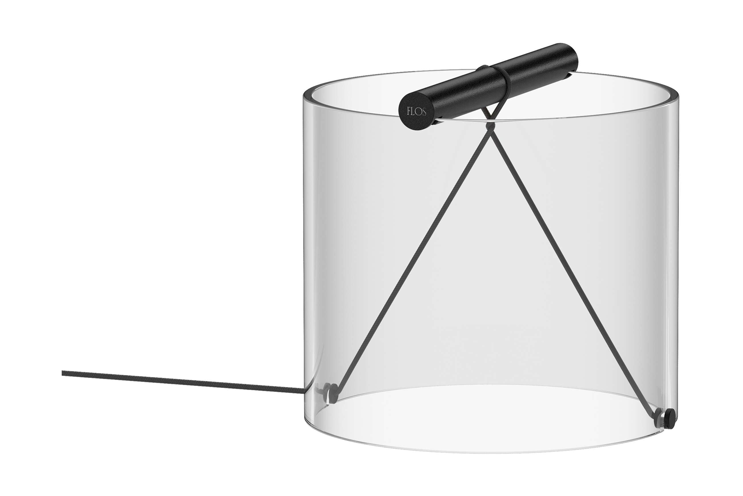 Flos Två-Ti T1-bordslampa, matt svart