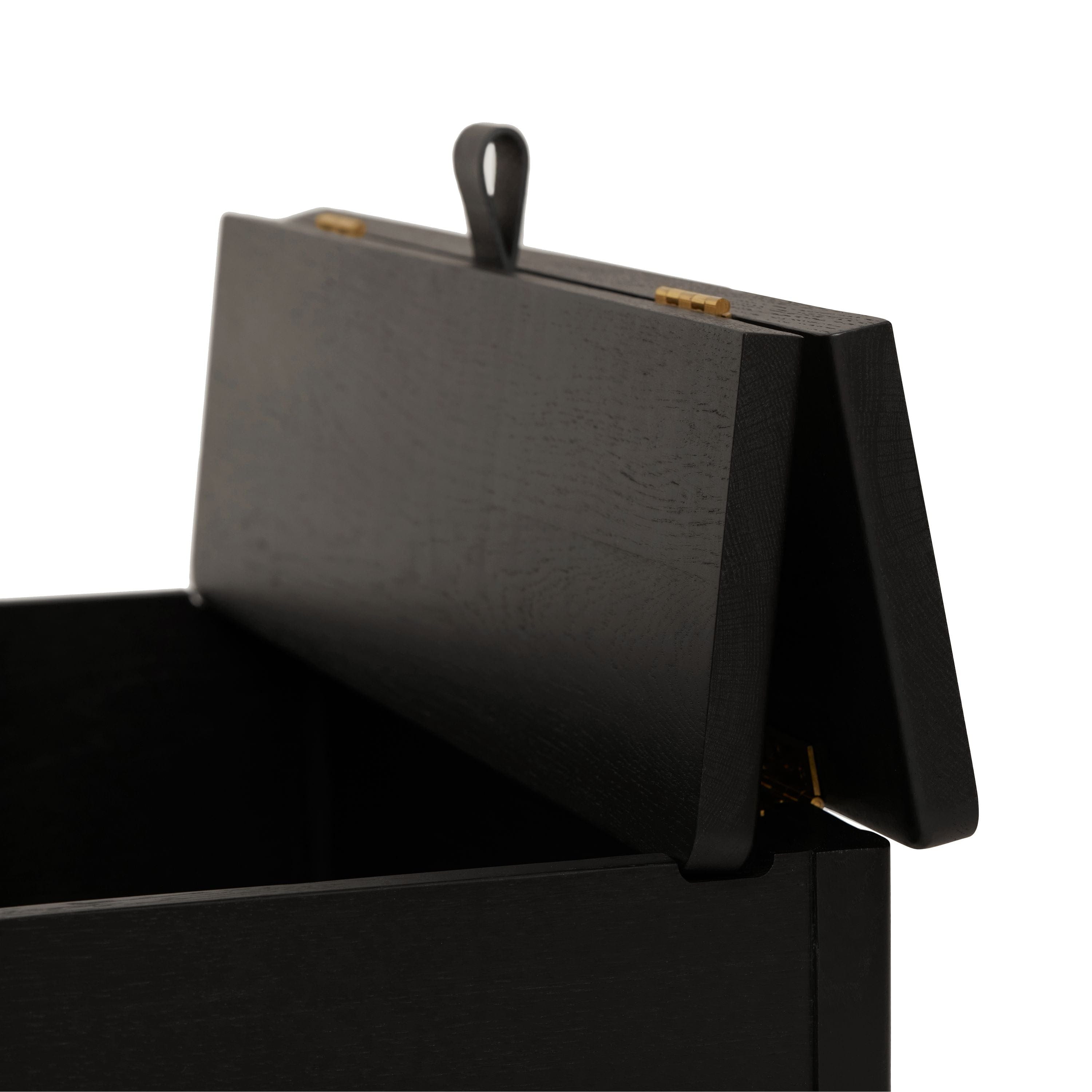 Form&Refine En linje butto bok 68 cm, svart -färgad ek