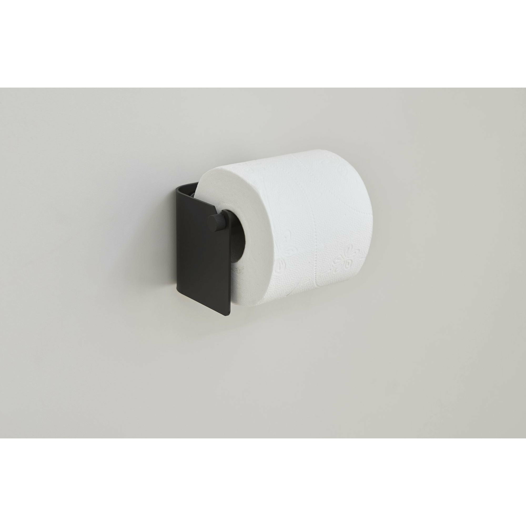 Form&Refine Arc Toiletrulleholder, Sort Stål