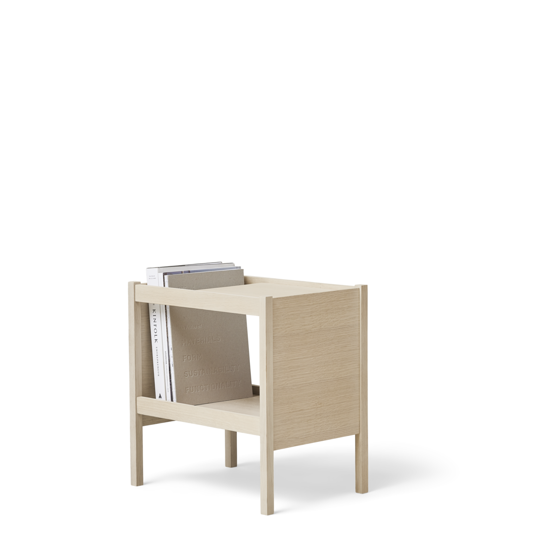 Form & Refine Journal Side Table, White Oak 