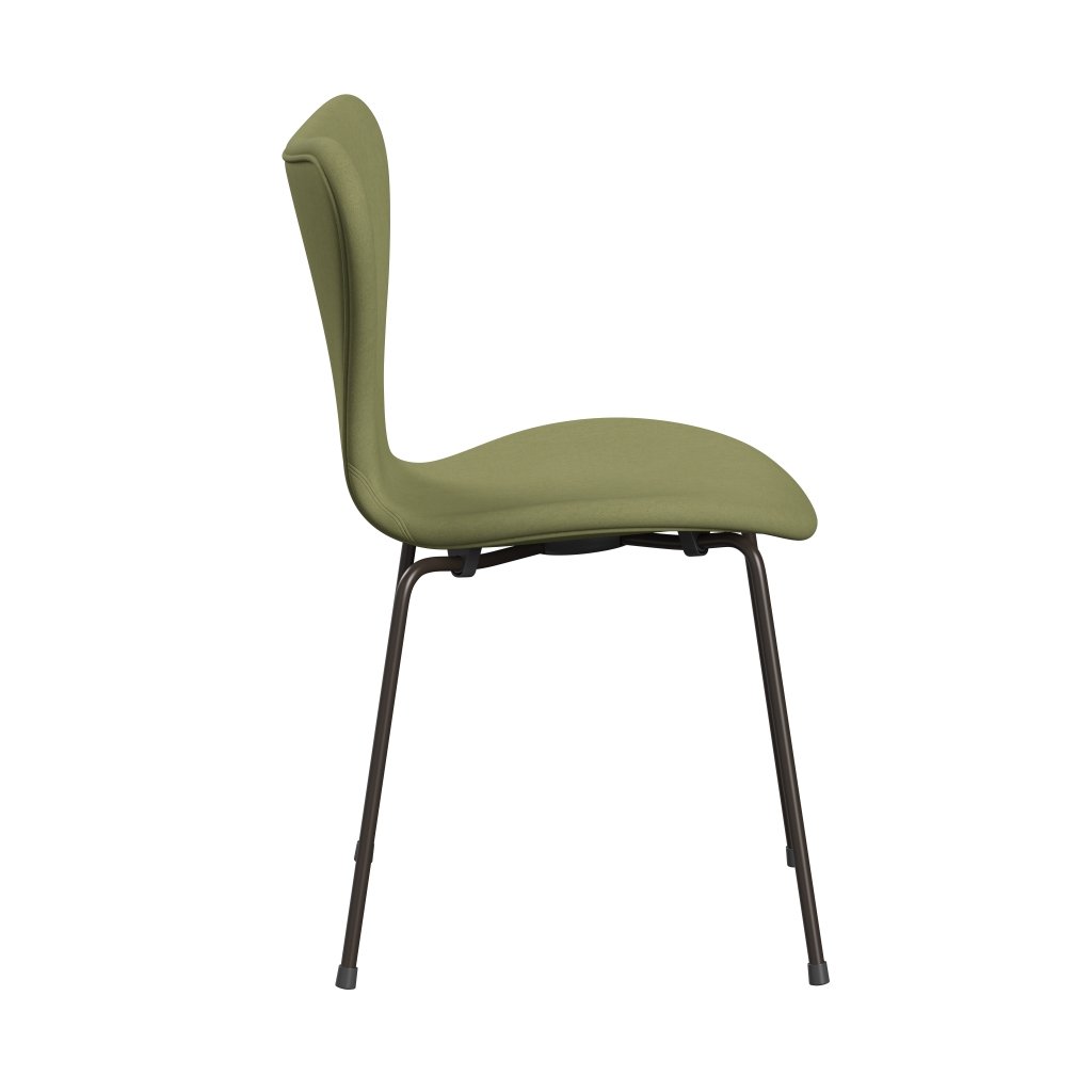 Fritz Hansen 3107 stol helt vadderad, brun brons/komfort grå (C68009)