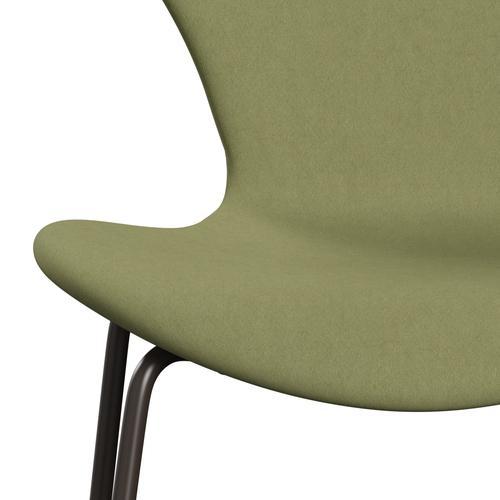 Fritz Hansen 3107 stol helt vadderad, brun brons/komfort grå (C68009)