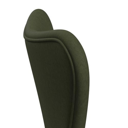 Fritz Hansen 3107 stol helt vadderad, brun brons/komfort grön/grå