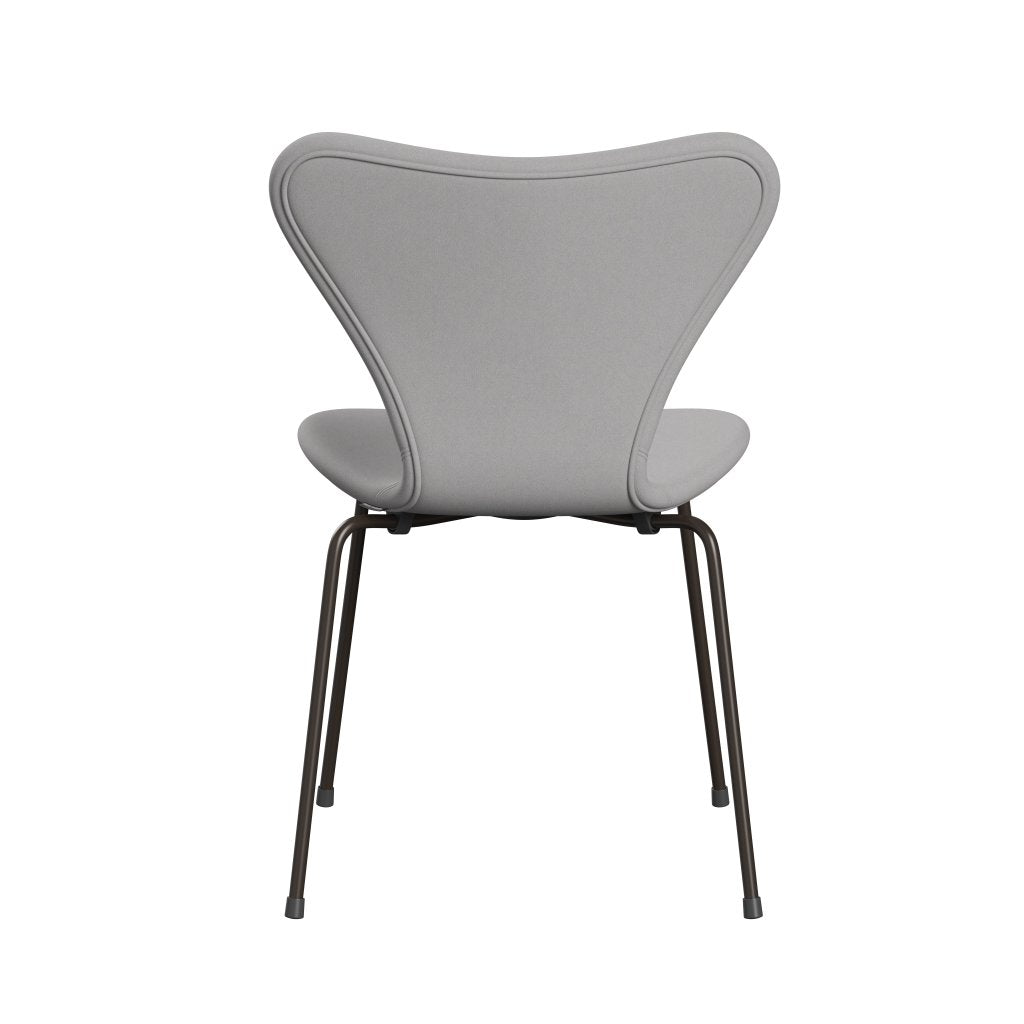 Fritz Hansen 3107 stol helt vadderad, brun brons/komfort vit/grå