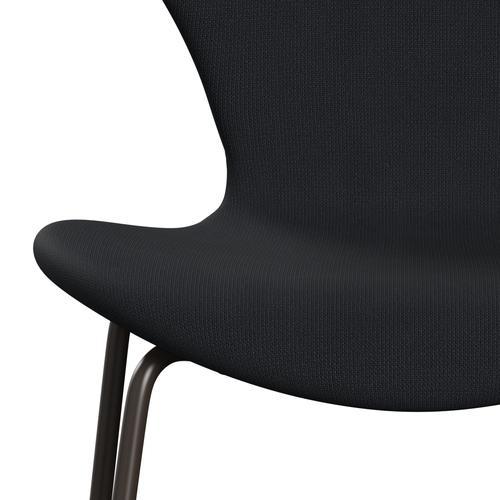 Fritz Hansen 3107 stol helt vadderad, brun brons/berömmelse grå (F60019)