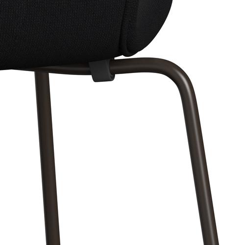 Fritz Hansen 3107 stol helt vadderad, brun brons/berömmelse grå (F60051)