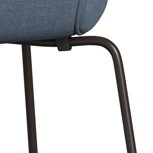 Fritz Hansen 3107 stol helt vadderad, brun brons/remix grå (REM733)