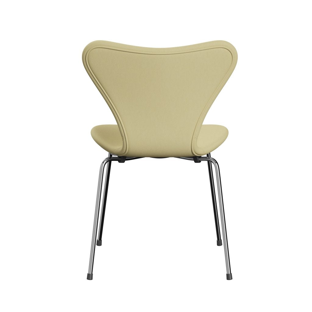 Fritz Hansen 3107 stol helt vadderad, kromad stål/komfortgrå (C68008)