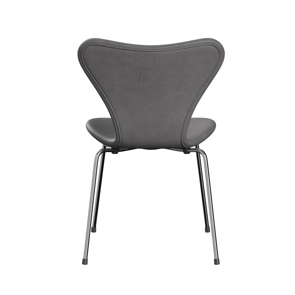 Fritz Hansen 3107 stol helt vadderad, kromad stål/omfamning av betong