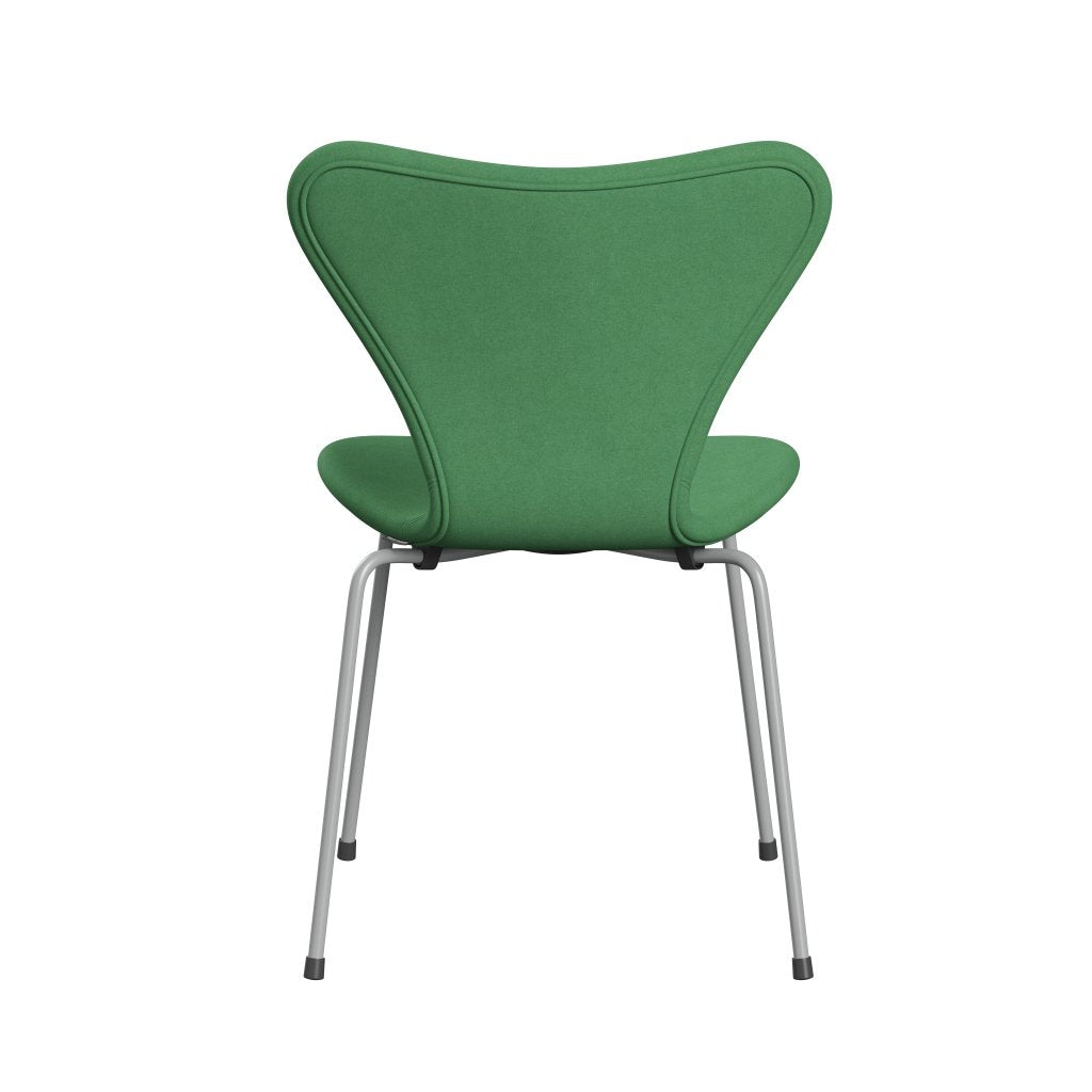 Fritz Hansen 3107 stol helt vadderad, nio grå/divina grön