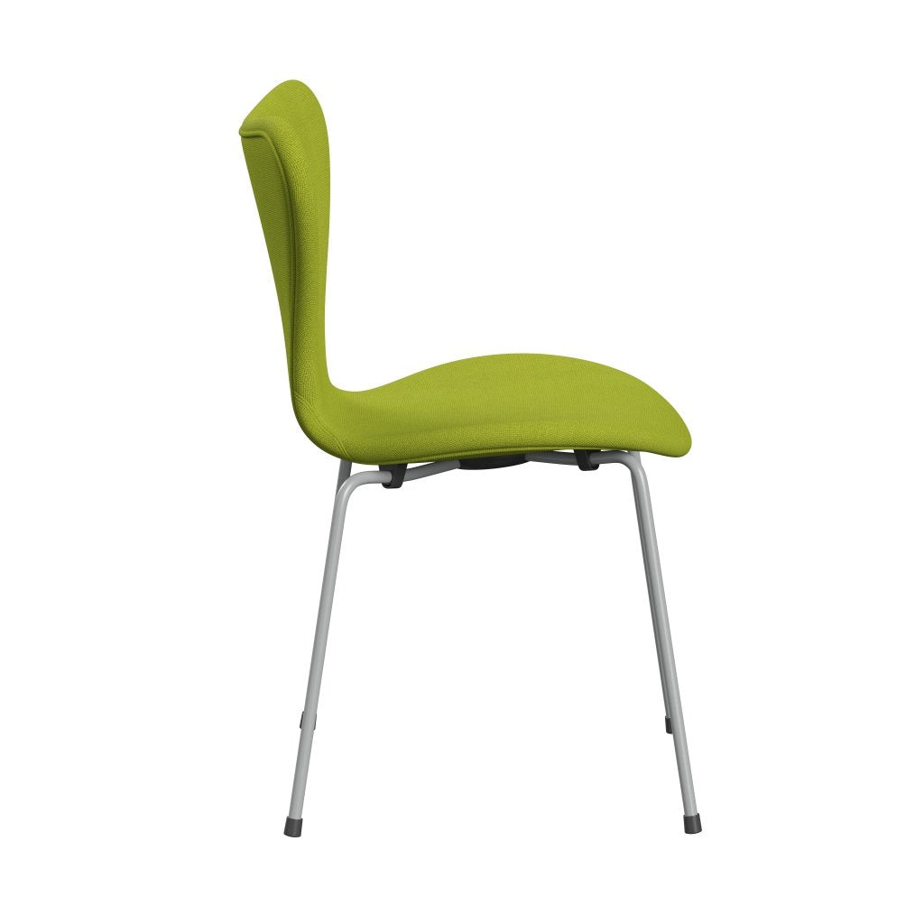 Fritz Hansen 3107 Stol Fuldpolstret, Nine Grey/Hallingdal Lime