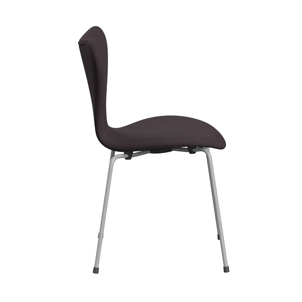 Fritz Hansen 3107 Stol Fuldpolstret, Nine Grey/Steelcut Trio Brun