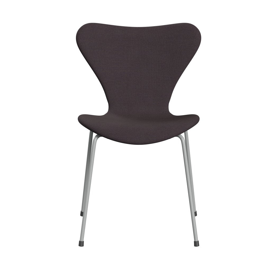 Fritz Hansen 3107 Stol Fuldpolstret, Nine Grey/Steelcut Trio Brun