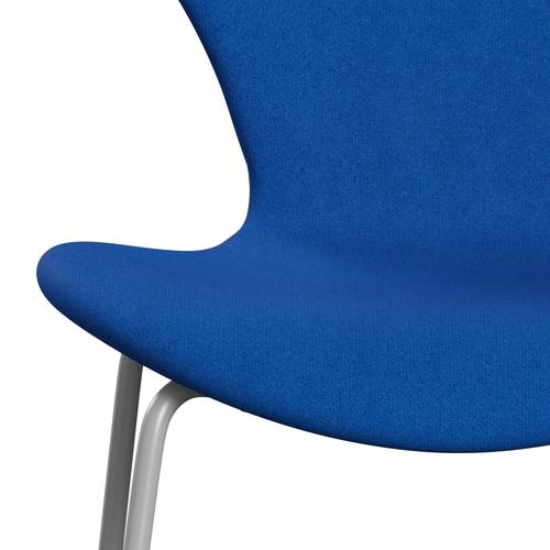Fritz Hansen 3107 stol helt vadderad, nio grå/tonusblå