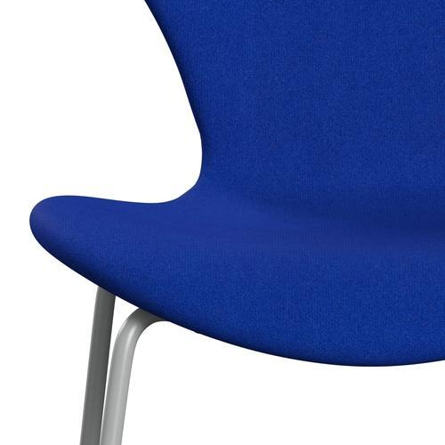 Fritz Hansen 3107 stol helt vadderad, nio grå/tonus klarblå