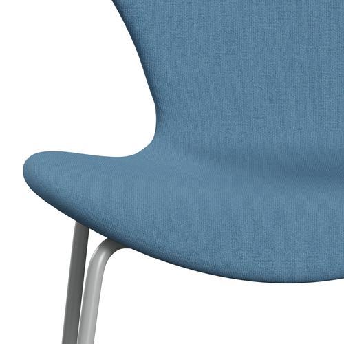 Fritz Hansen 3107 stol helt vadderad, nio grå/tonus pastellblå