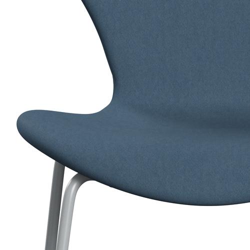 Fritz Hansen 3107 stol helt vadderad, silvergrå/komfort grå (C01160)
