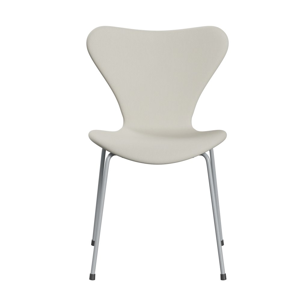 Fritz Hansen 3107 stol helt vadderad, silvergrå/komfort ljusgrå