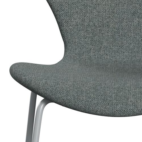 Fritz Hansen 3107 stol helt vadderad, silvergrå/hallingdal grå