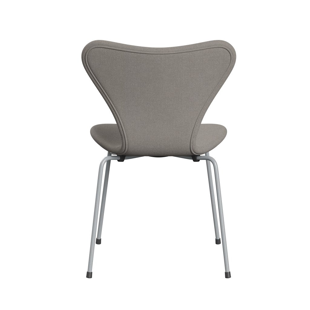 Fritz Hansen 3107 Stol Fuldpolstret, Silver Grey/Hallingdal Lys Grå (Hal113)