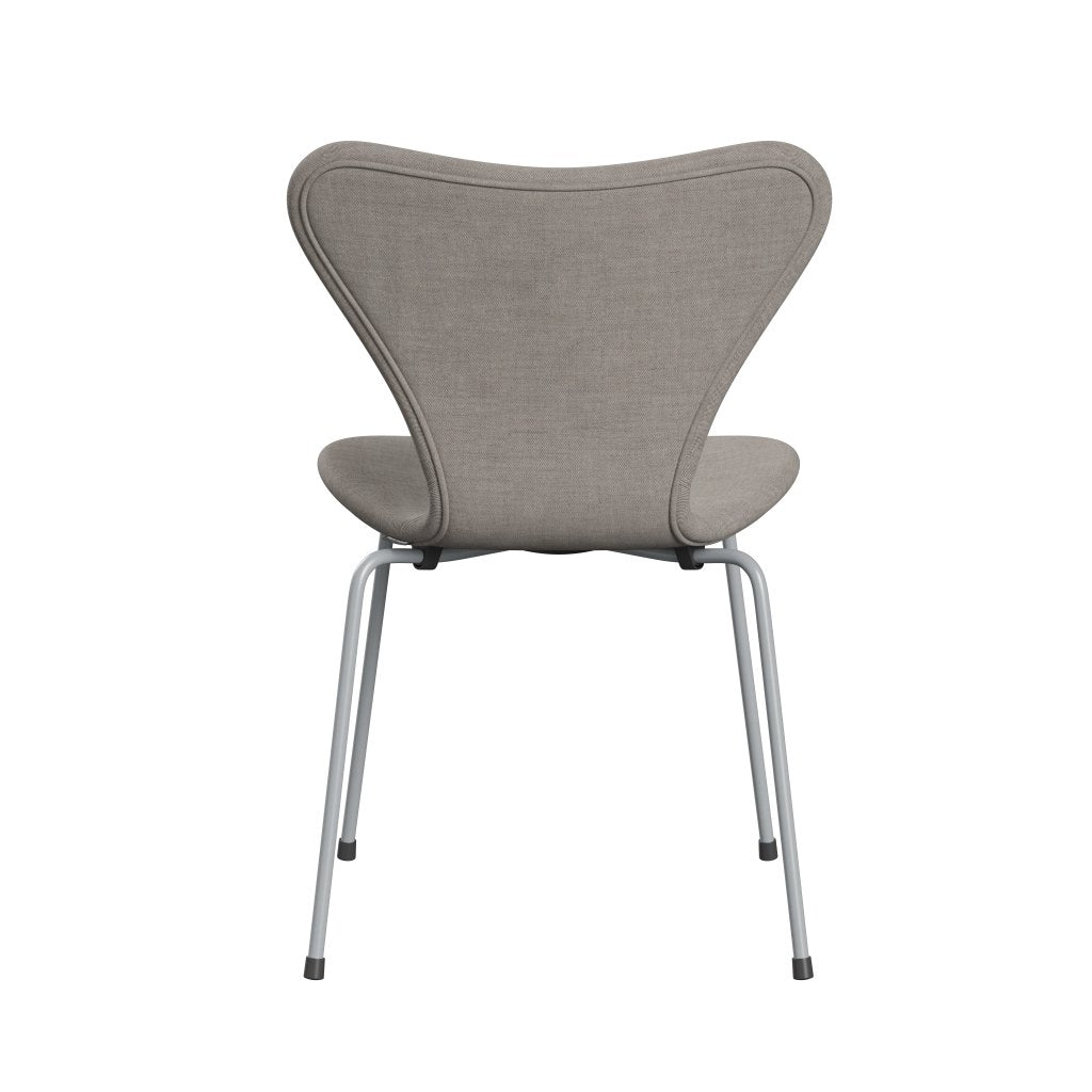 Fritz Hansen 3107 Stol Fuldpolstret, Silver Grey/Remix Grå (Rem126)