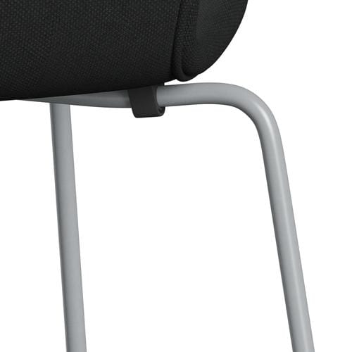 Fritz Hansen 3107 stol helt vadderad, silvergrå/stålcut mörkbrun (STI380)