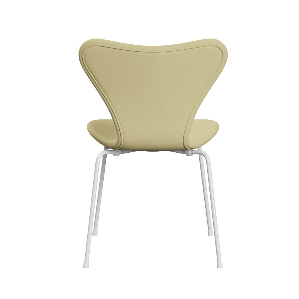 Fritz Hansen 3107 stol helt vadderad, vit/komfortgrå (C68008)