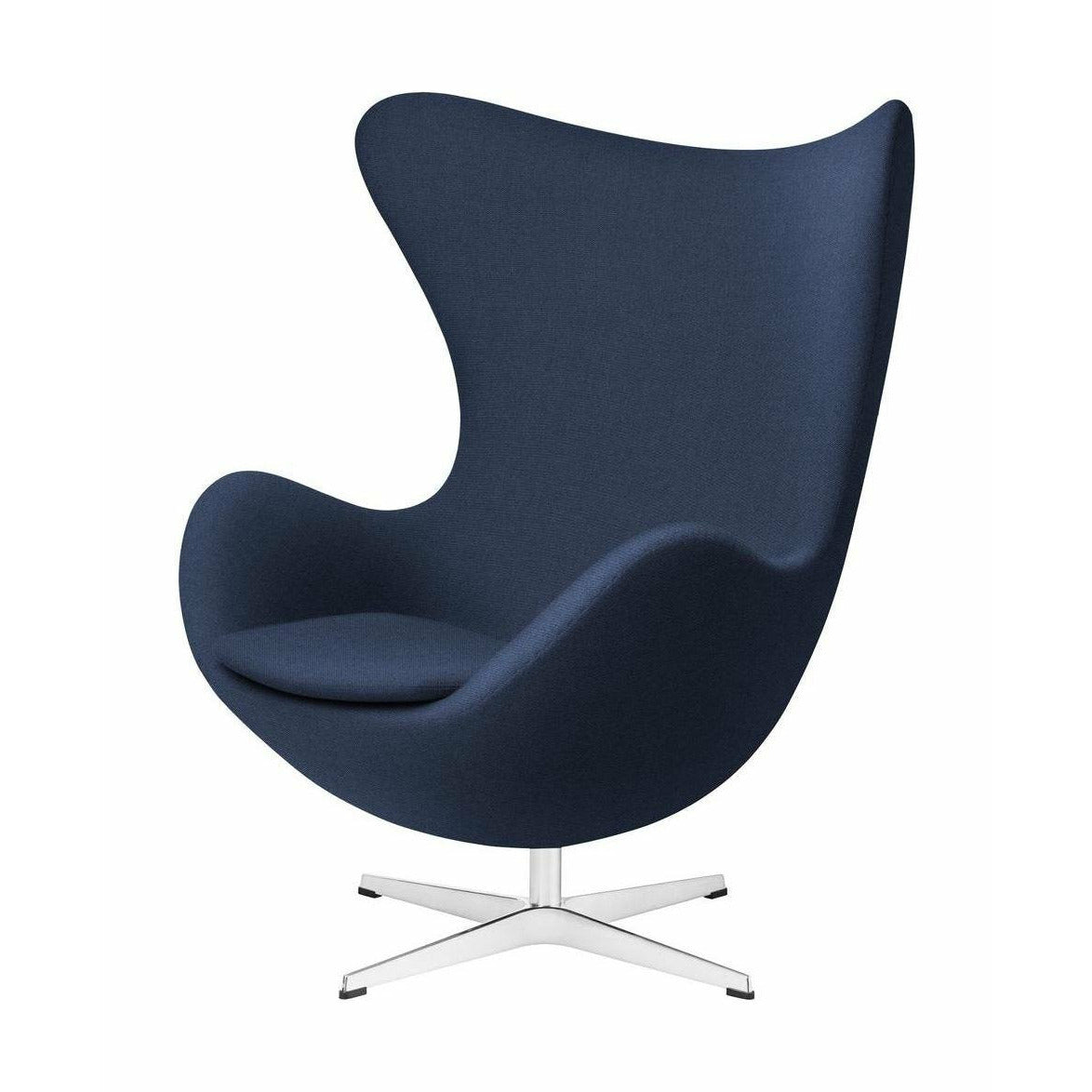 Fritz Hansen Egg Lounge Chair Fabric, Christianshavn Blue Uni