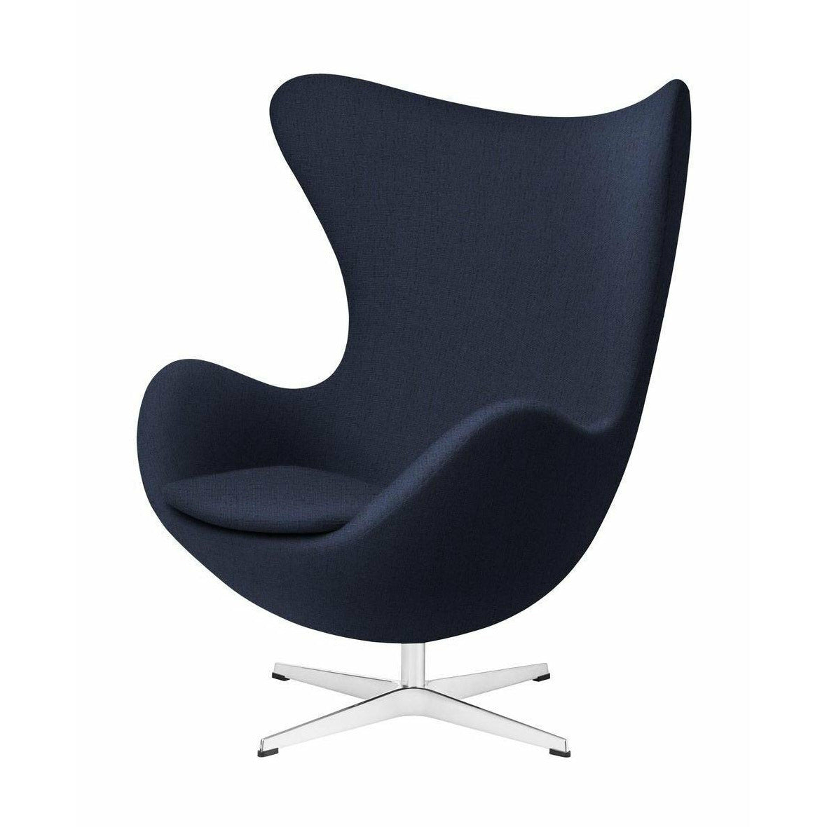 Fritz Hansen Egg Lounge Chair Fabric, Christianshavn Dark Blue
