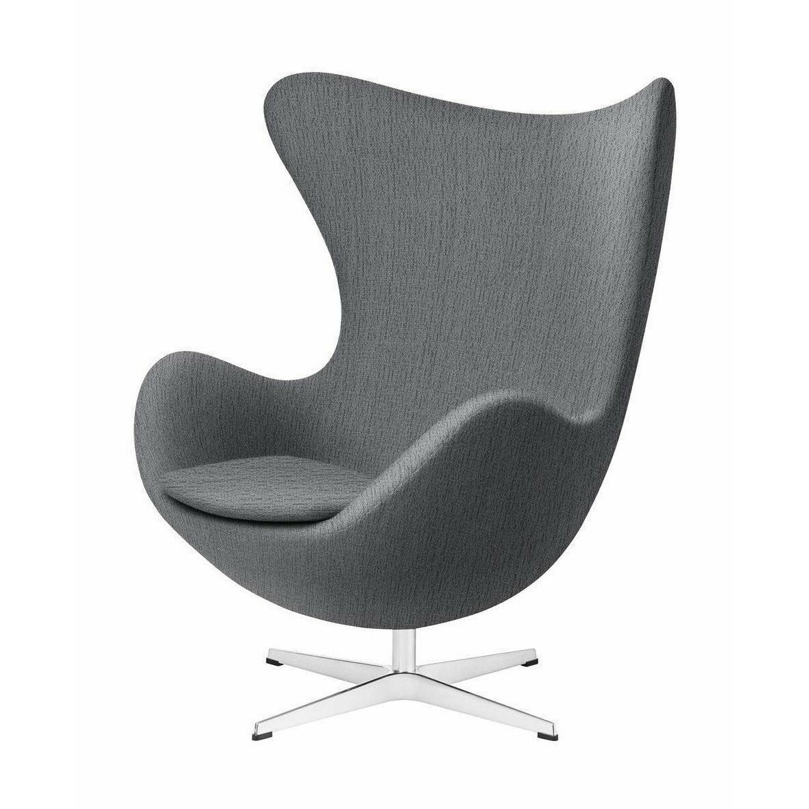 Fritz Hansen Egg Lounge Chair Fabric, Christianshavn Light Grey