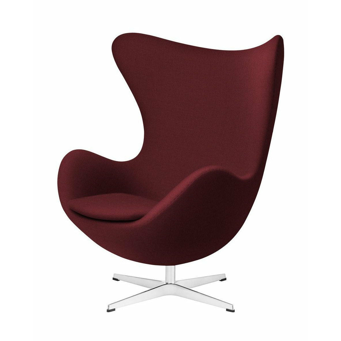 Fritz Hansen Egg Lounge Chair Fabric, Christianshavn Red Uni