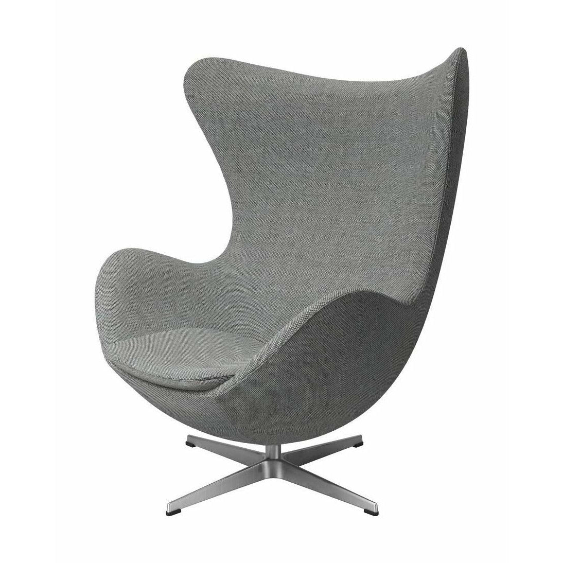 Fritz Hansen Egg Lounge Chair Tyg, Re-Wood Pale Aqua