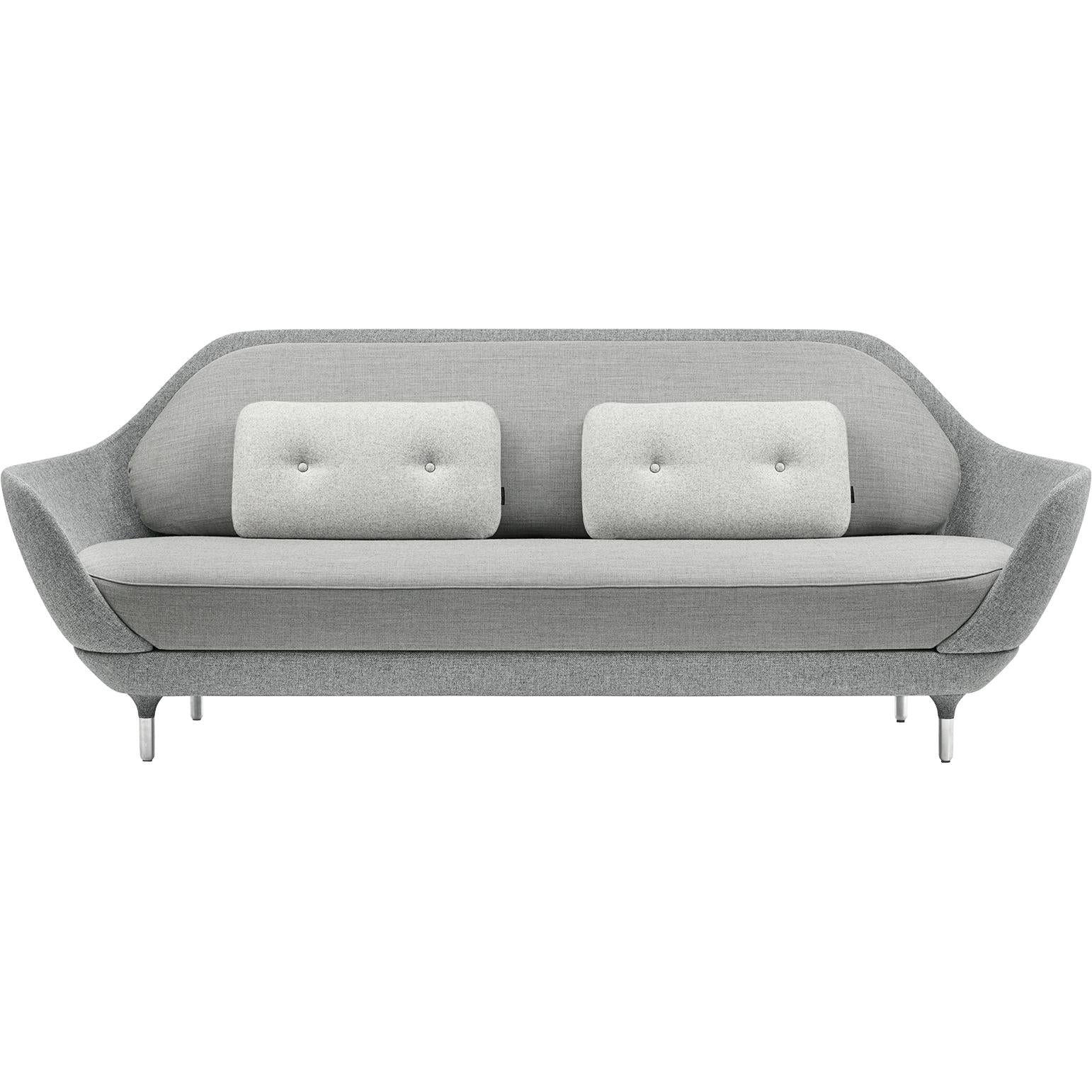 Fritz Hansen Favn soffa, hallingdal grå/ duk grå