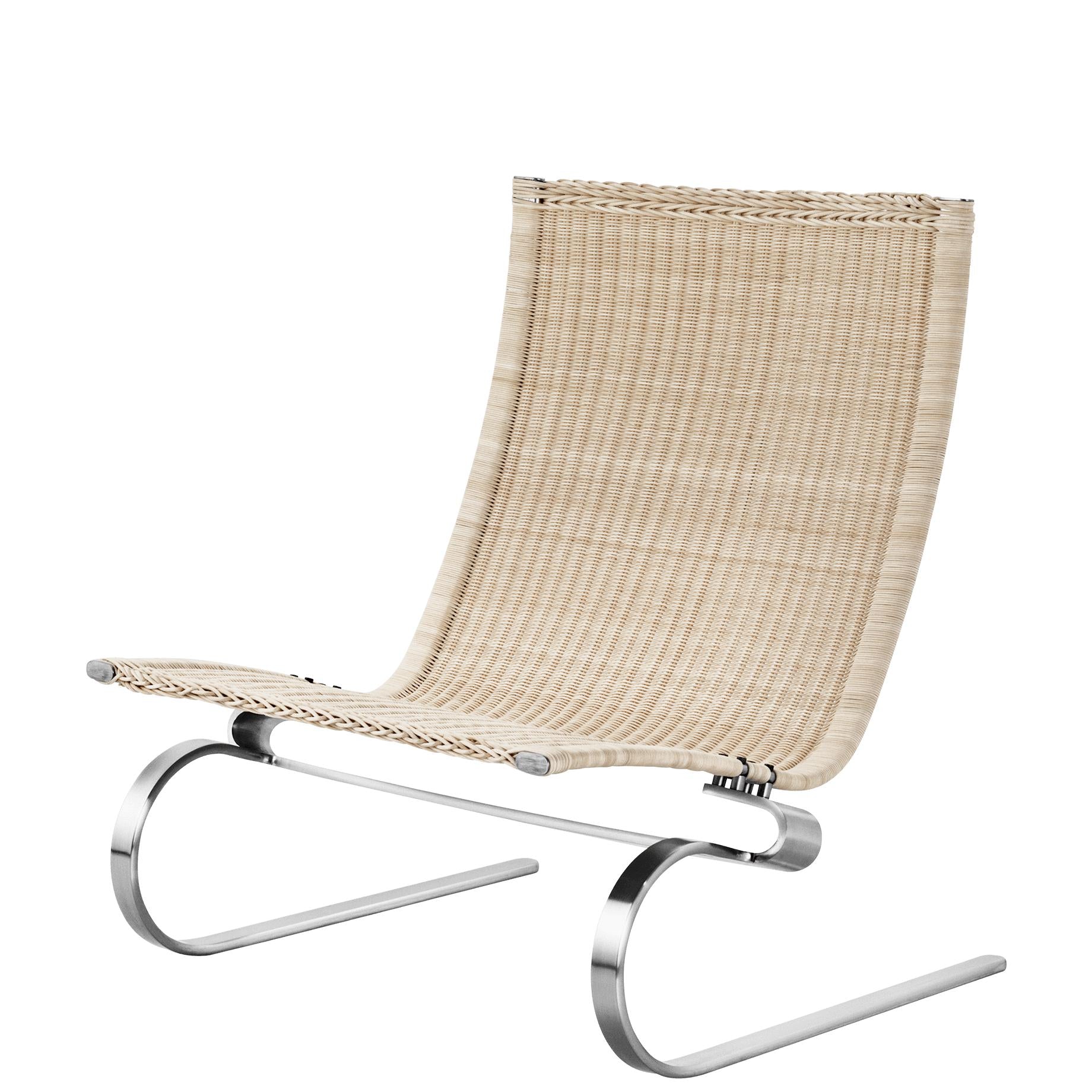 Fritz Hansen PK20 Lounge Chair, Peddig Tubes