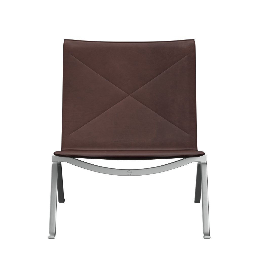 Fritz Hansen PK22 Lounge Chair, Embrace Chocolate