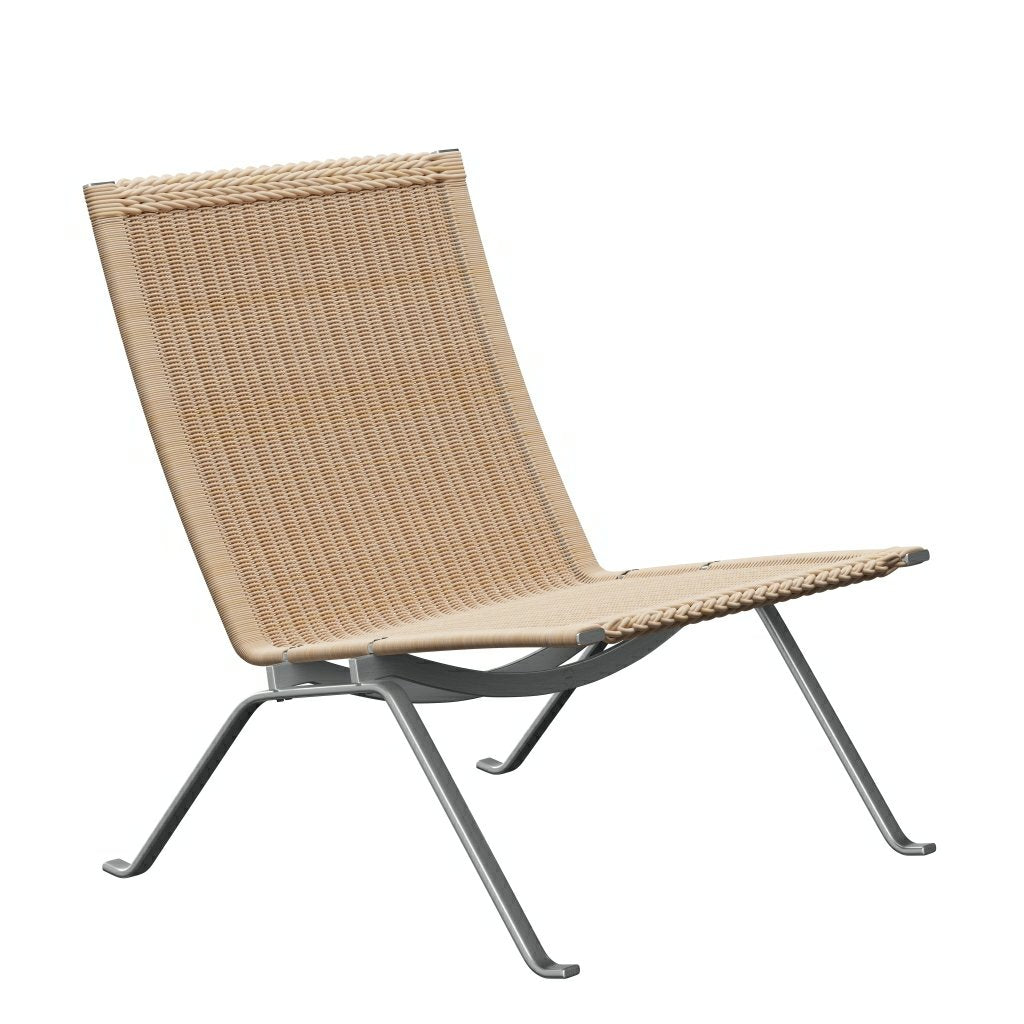 Fritz Hansen PK22W Lounge Chair, Peddiger Tubes