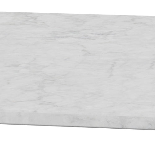 Fritz Hansen PK61A kaffebord 120 cm, vit matslet marmor