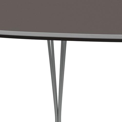 Fritz Hansen Superellipse pull -out tabell nio grå/grå laminat, 300x120 cm